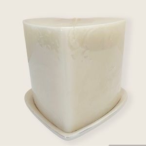 Heart Shape Candle Things Remembered Vanilla Ceramic Holder Valentine’s Day